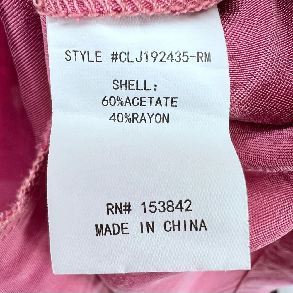 Anthropologie Melloday Short Trench Jacket Medium Dusty Rose Roll Tab Tie Waist - Picture 13 of 16